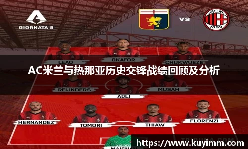 AC米兰与热那亚历史交锋战绩回顾及分析